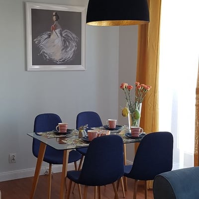Location d’un appartement confortable de 3 pièces au centre de Gdańsk, Pologne